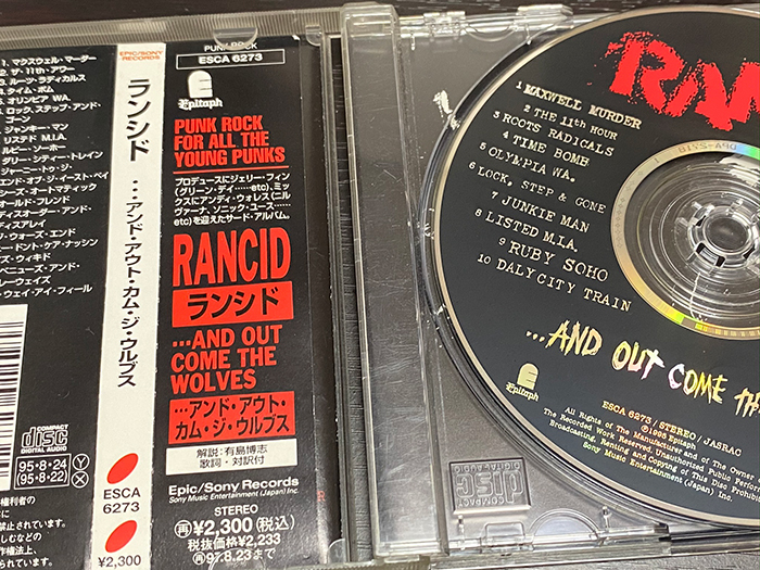 ランシド「...And Out Come The Wolves」収録曲