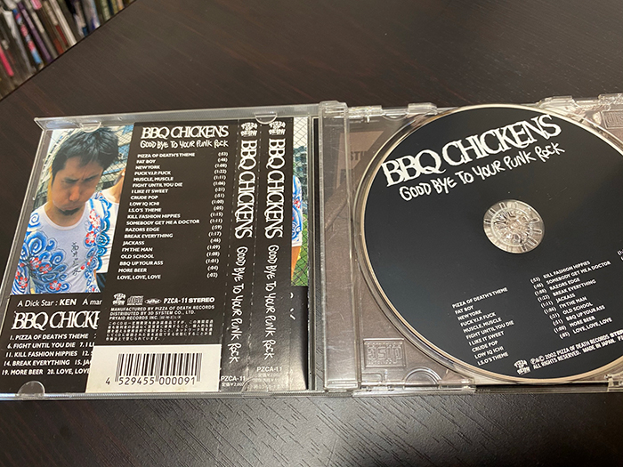 BBQ CHICKENS「GOOD BYE TO YOUR PUNK ROCK」の収録曲