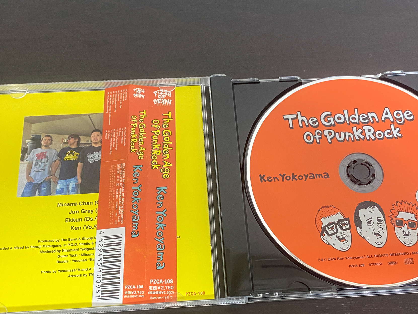 Ken Yokoyama 「The Golden Age Of Punk Rock」の収録曲