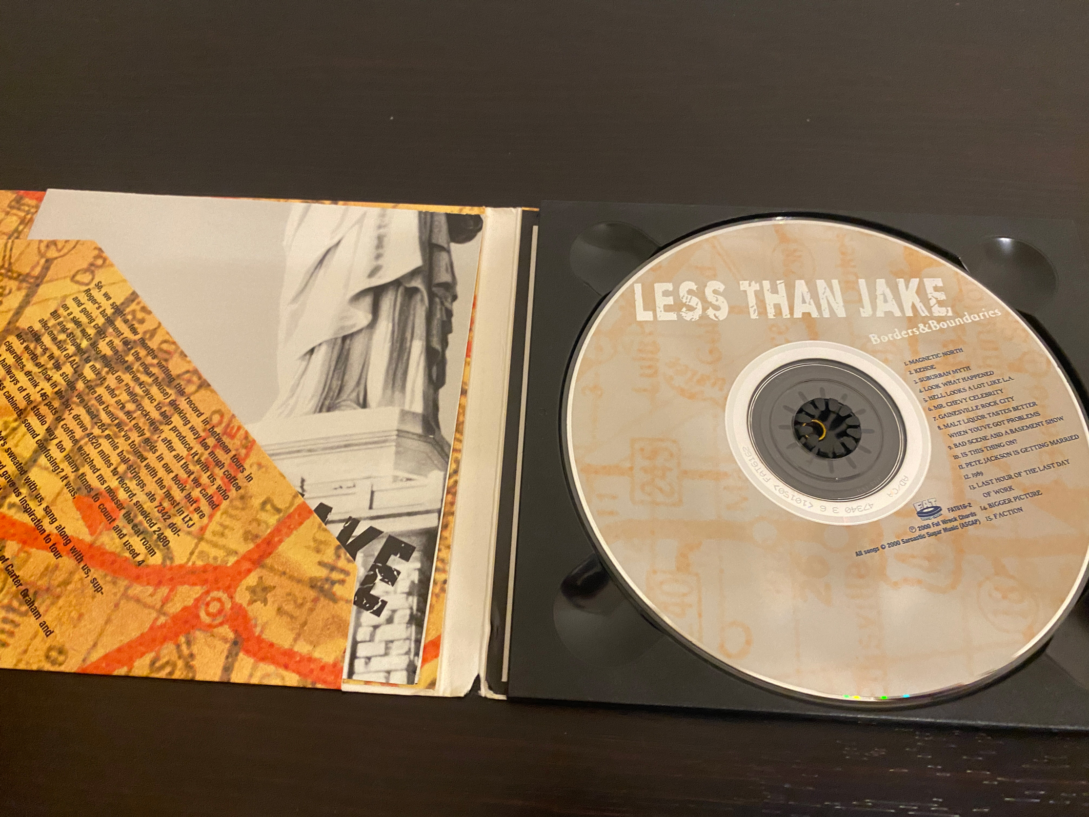 Less Than Jake「Borders & Boundaries」の収録曲