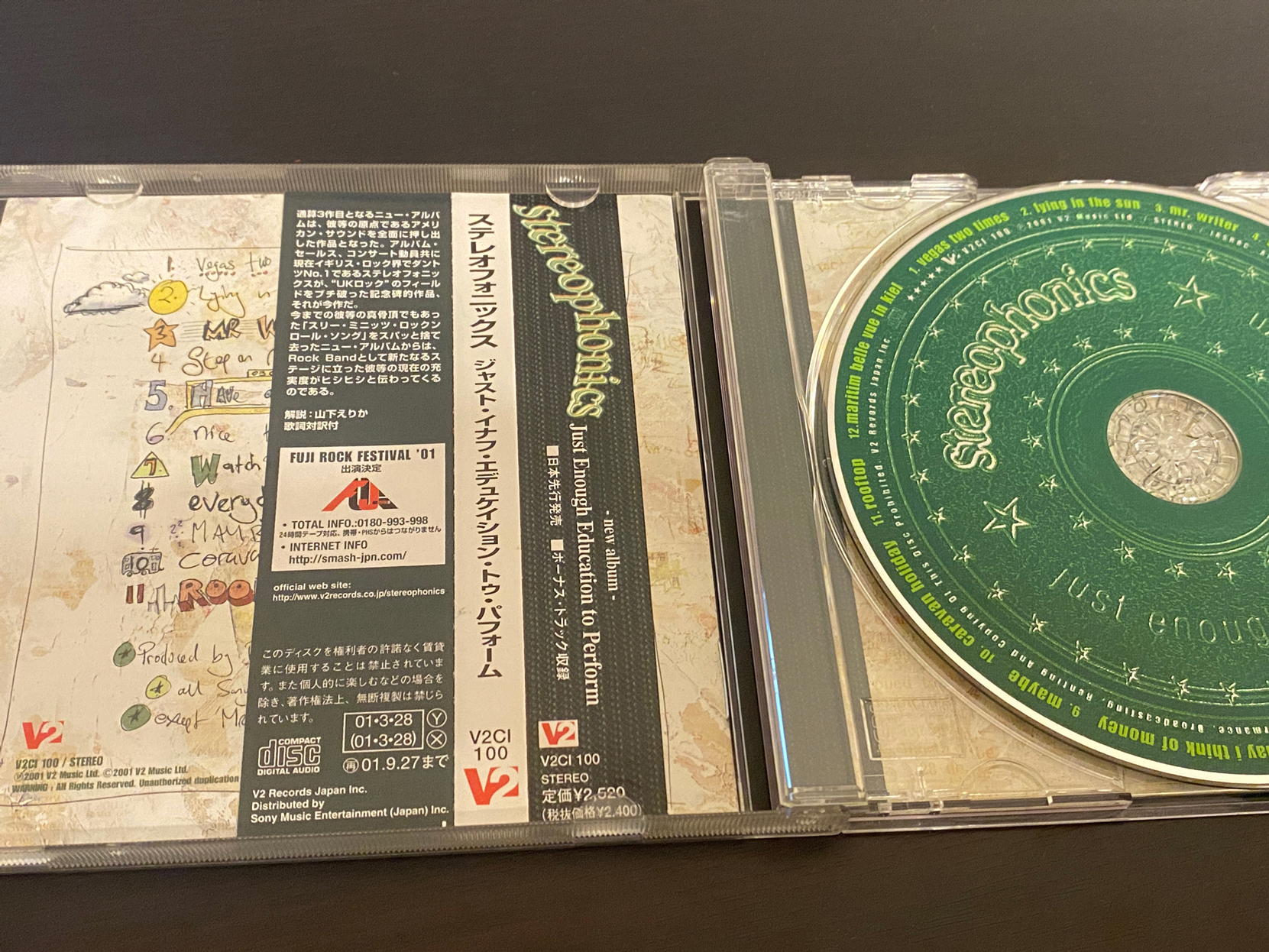 Stereophonics「Just Enough Education to Perform」の収録曲