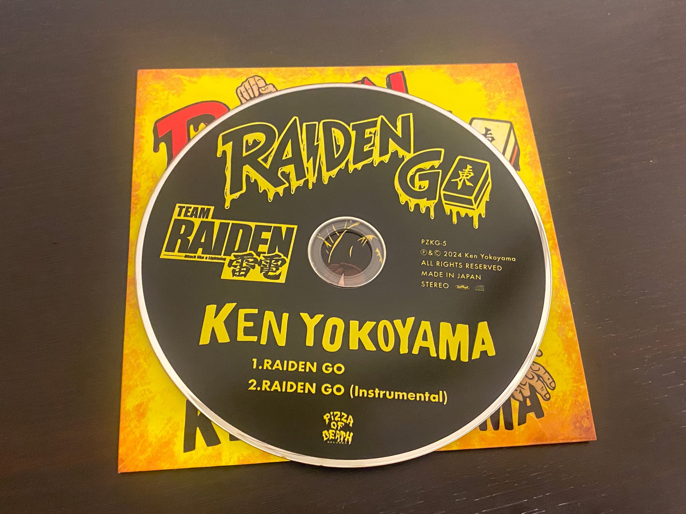 Ken Yokoyama「RAIDEN GO」の収録曲