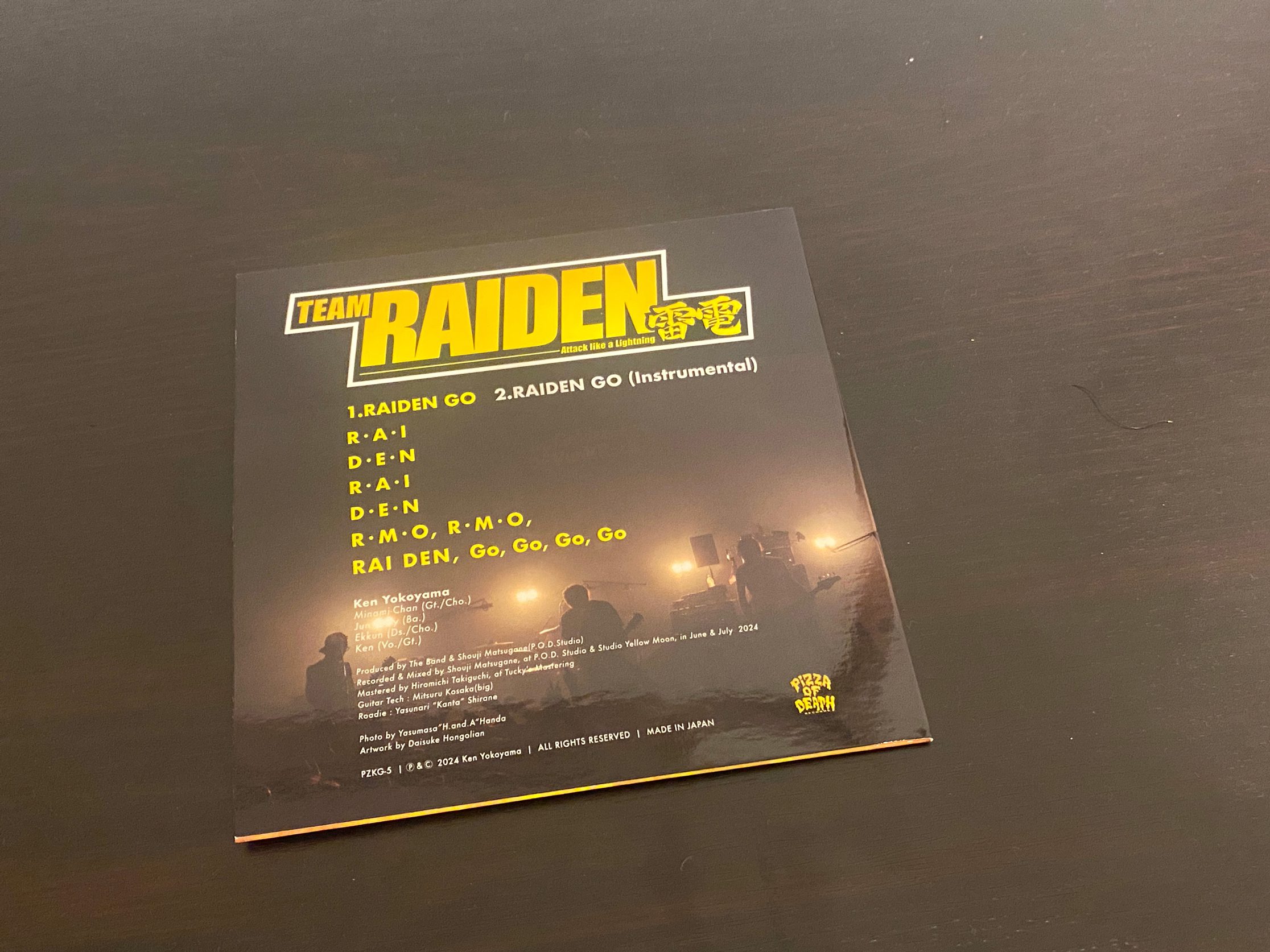 Ken Yokoyama「RAIDEN GO」とは