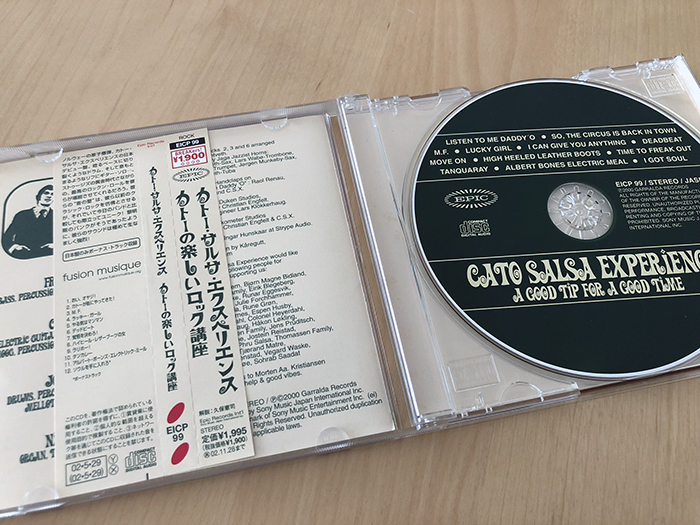 全曲紹介！CATO SALSA EXPERIENCE「A GOOD TIP FOR A GOOD TIME / カトーの楽しいロック講座」 音楽を語らしてけろ！