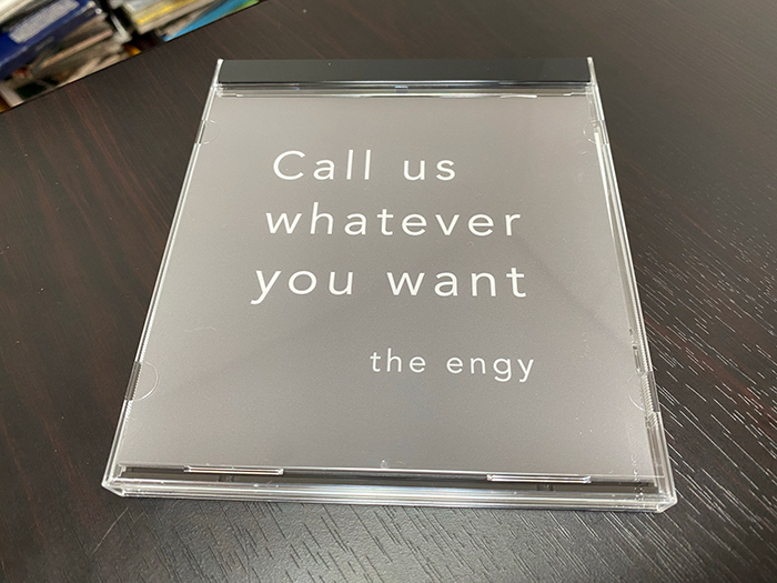 the engy「Call us whatever you want」のジャケット