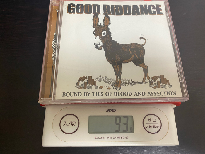 Good Riddance 「Bound by Ties of Blood and Affection」（グッドリダンス）