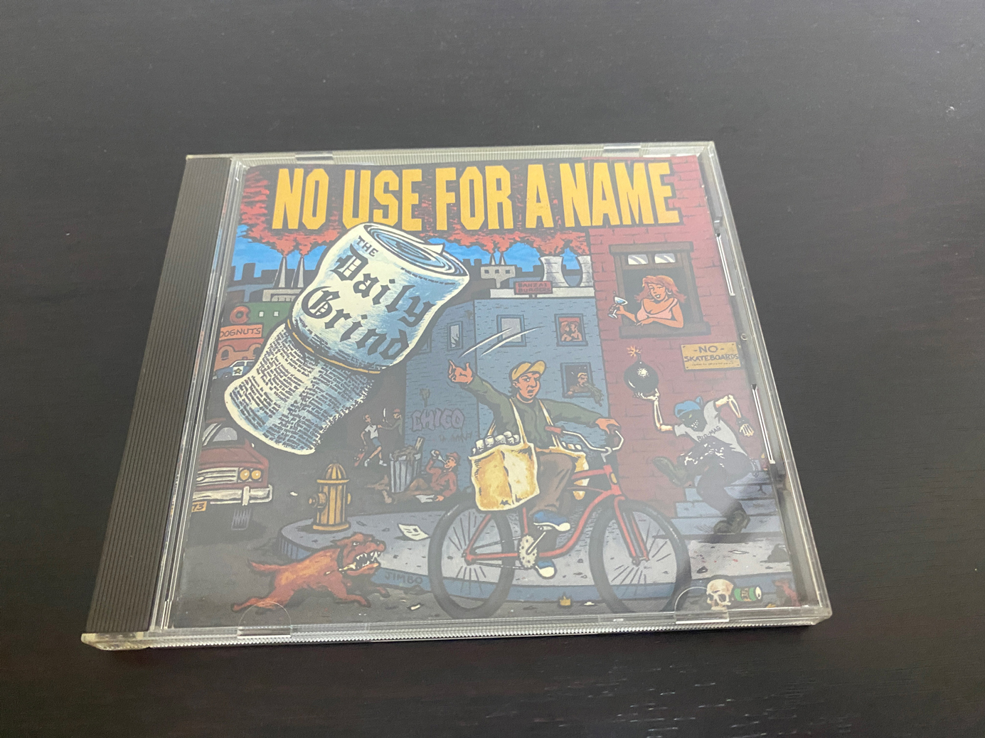 O USE FOR A NAME「The Daily Grind」のジャケット