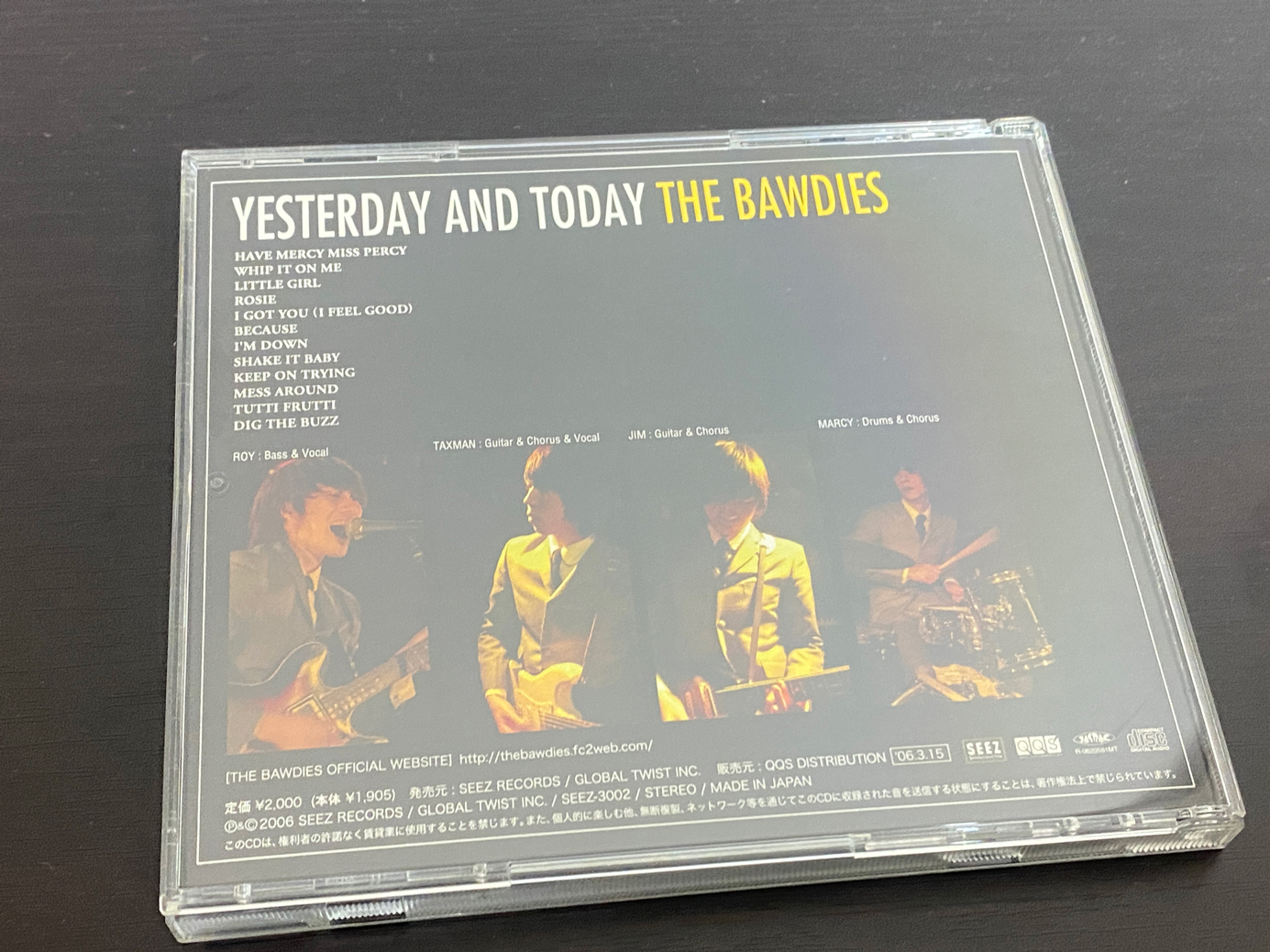 THE BAWDIES「YESTERDAY AND TODAY」